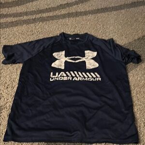 Under Armour Blue Short Sleeve Tee Casual Comfort